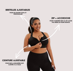 The Iconic - Adjustable High-Impact Sports Bra